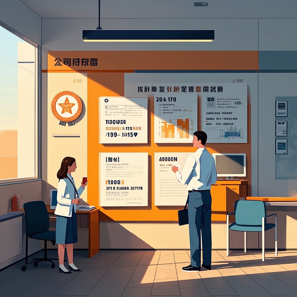 企业形象宣传画-人力资源与企业文化团队