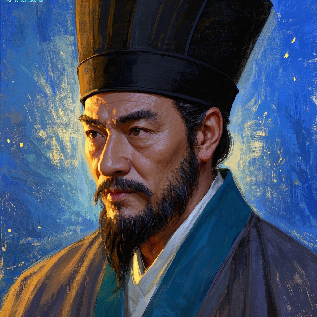 在线教育讲师与教务运营-课程封面：王阳明肖像
