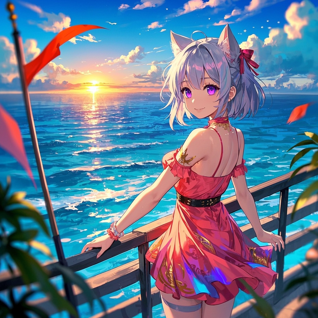 《幻彩猫娘户外风尚》-品牌市场经理-新品预热海报