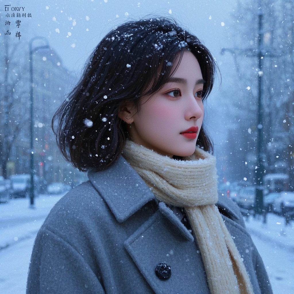 《雪中凝望》品牌营销设计师-冬季主题KV海报Banner