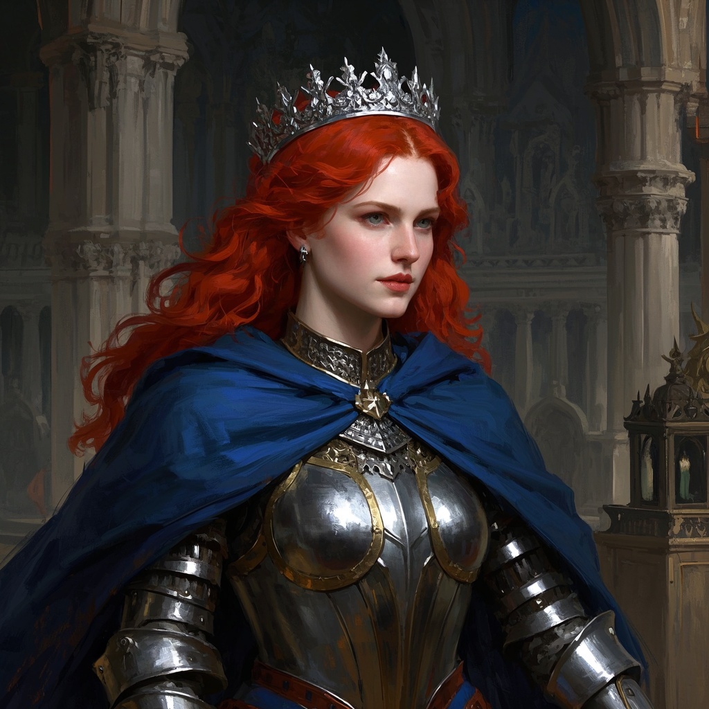 欧洲皇冠红发女郎-手游影视IP概念探索与分镜