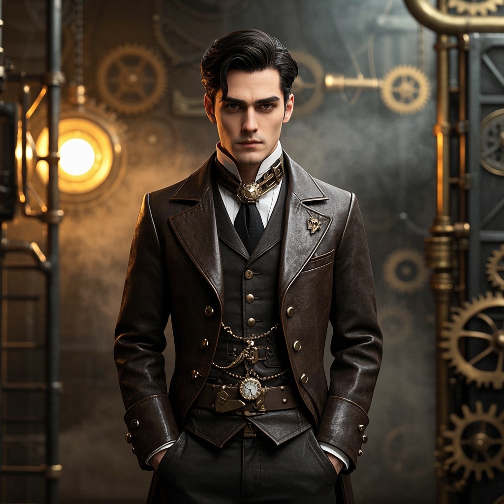 蒸汽朋克绅士肖像-品牌营销与活动策划