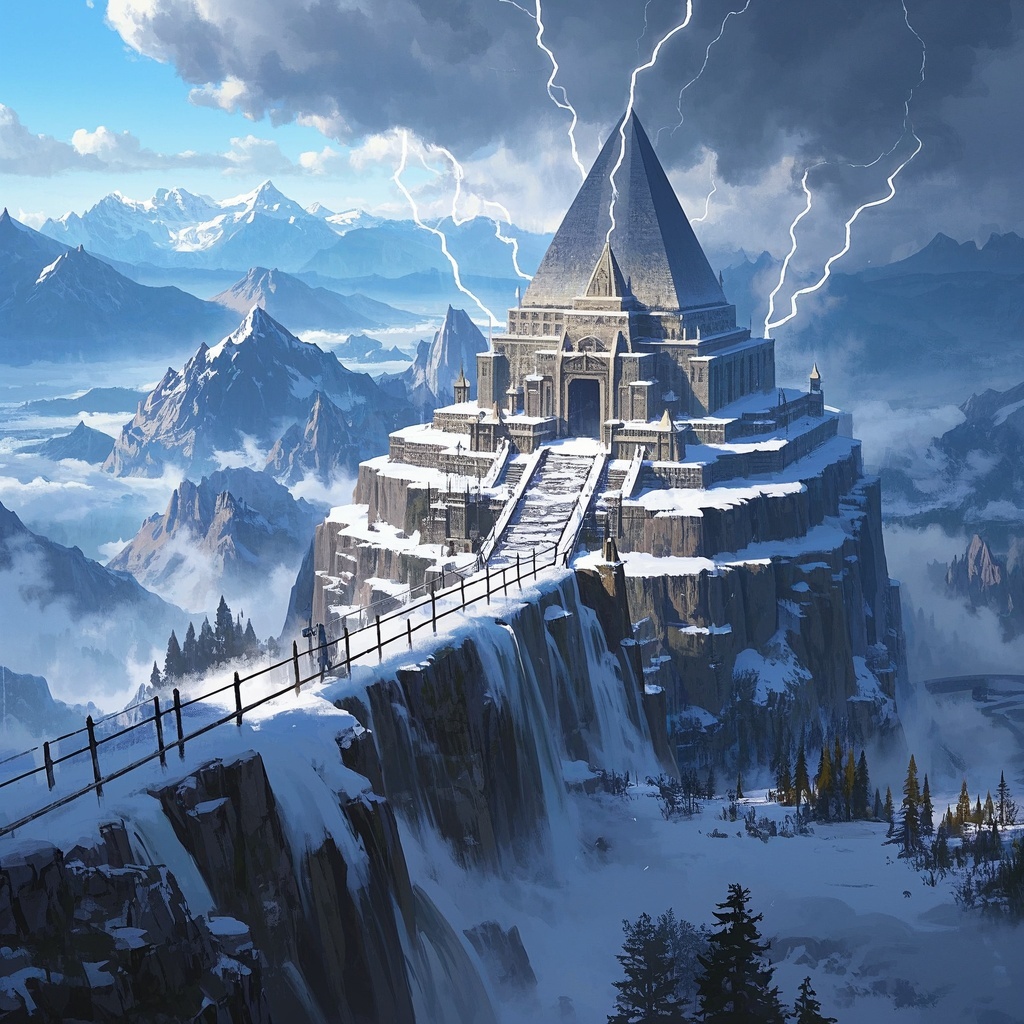 奇幻山巅金字塔-游戏美术与世界观-关卡氛围基调