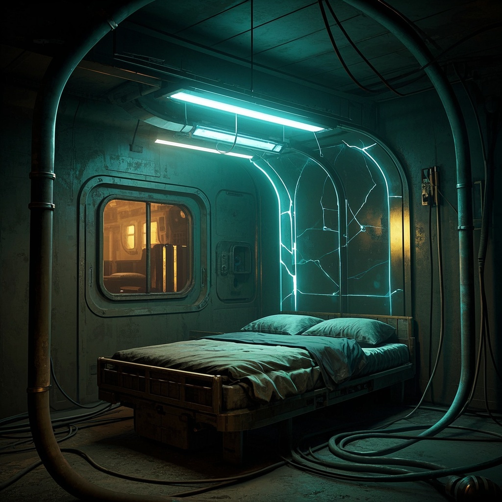 游戏设计师-飞船房间内景