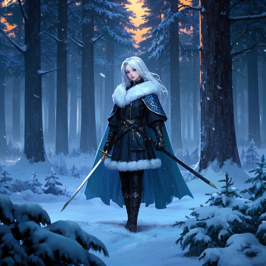 插画师与概念艺术家-书封立绘初稿