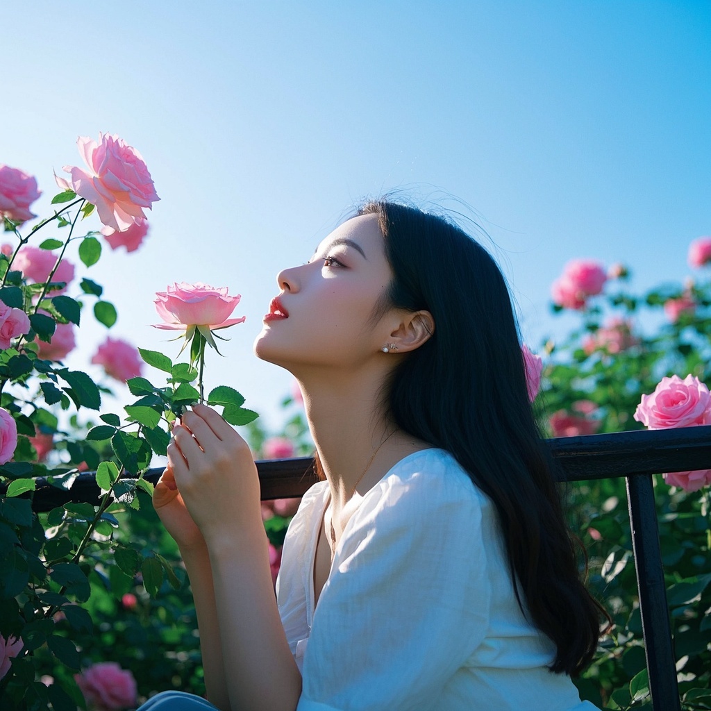 摄影师场景 - 玫瑰园主题