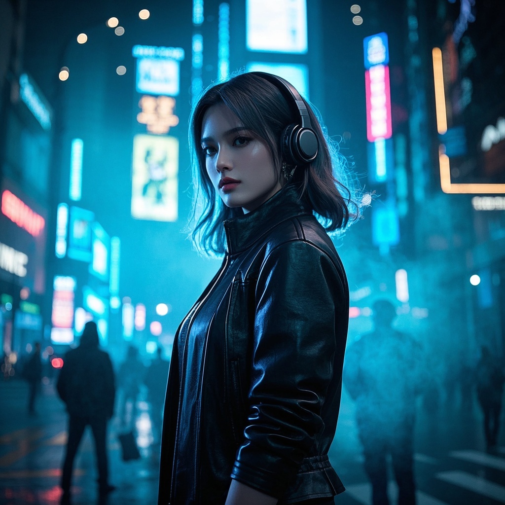 品牌设计师-雨夜品牌广告场景