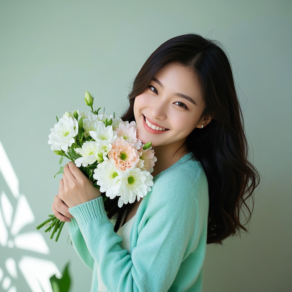 电商美妆服饰-节日主题上新-优雅女性肖像摄影