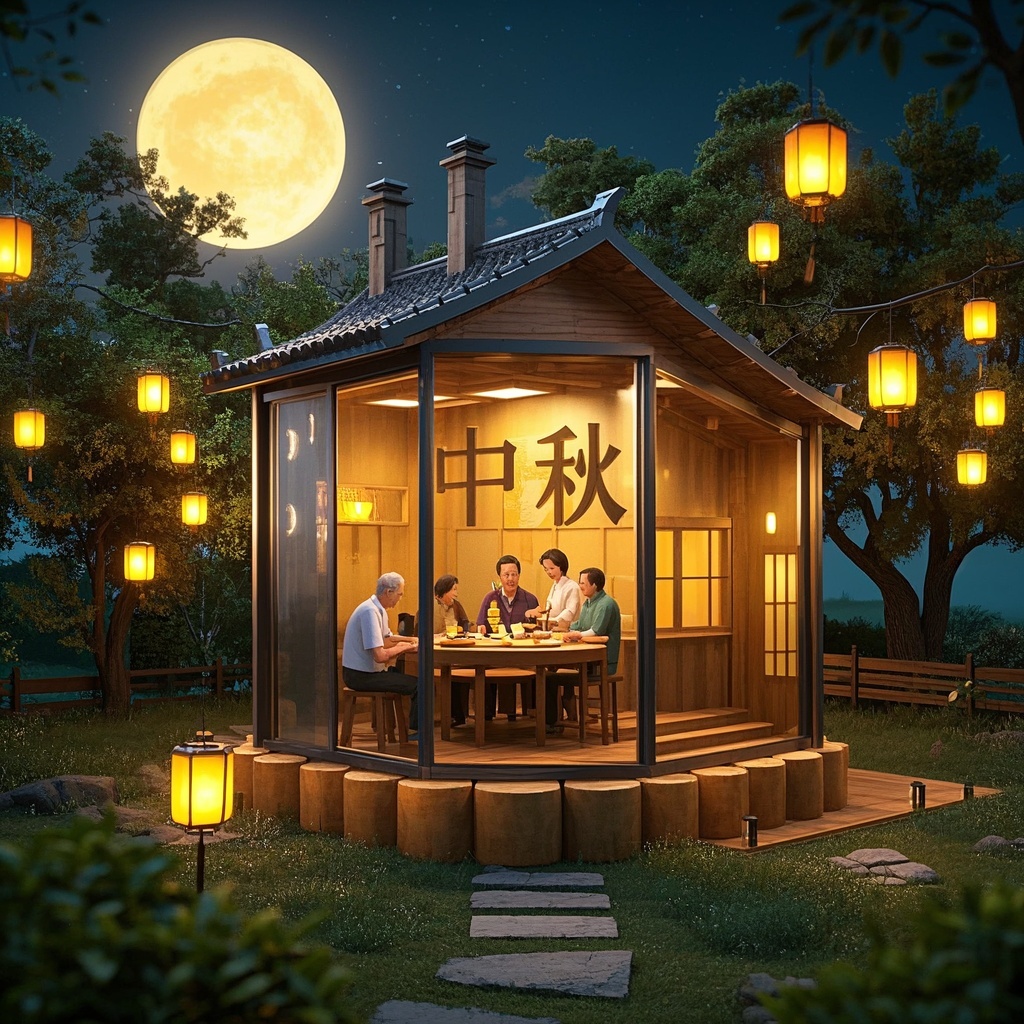 品牌市场经理-《中秋团圆温馨家园》KV主视觉-A风格