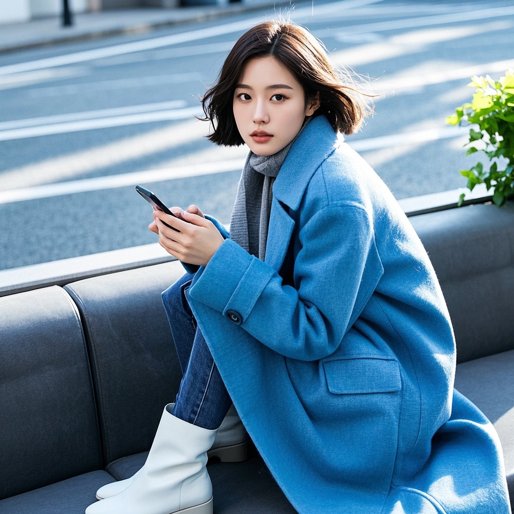 平面设计师生成韩系美女