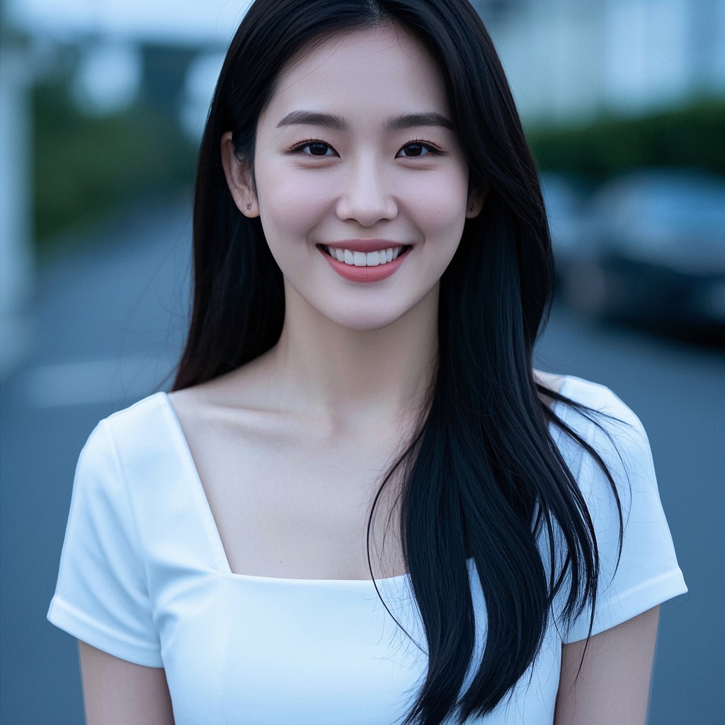 测试数字艺术家场景-生成高清韩国女子写真