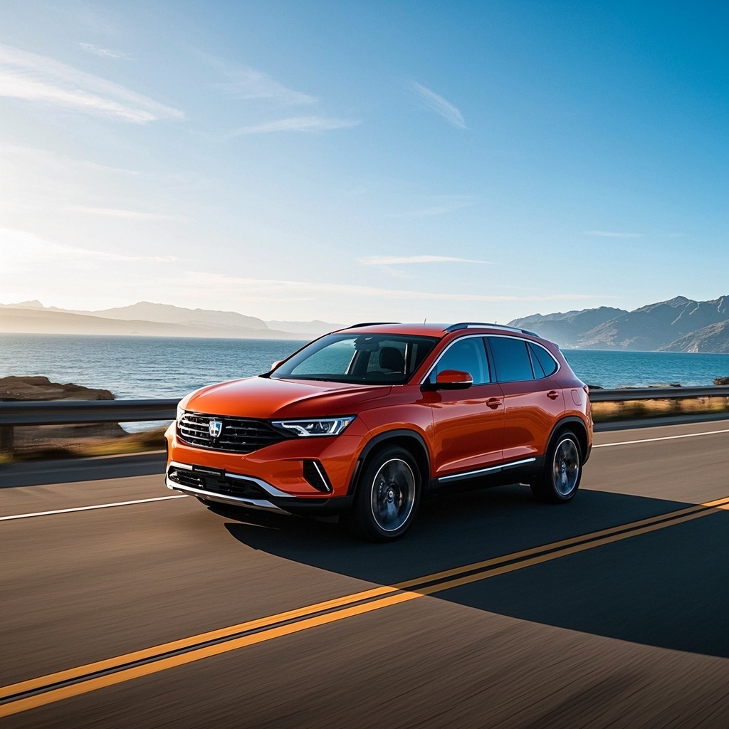 加州海岸飞驰-电商社媒-横幅封面蓝调