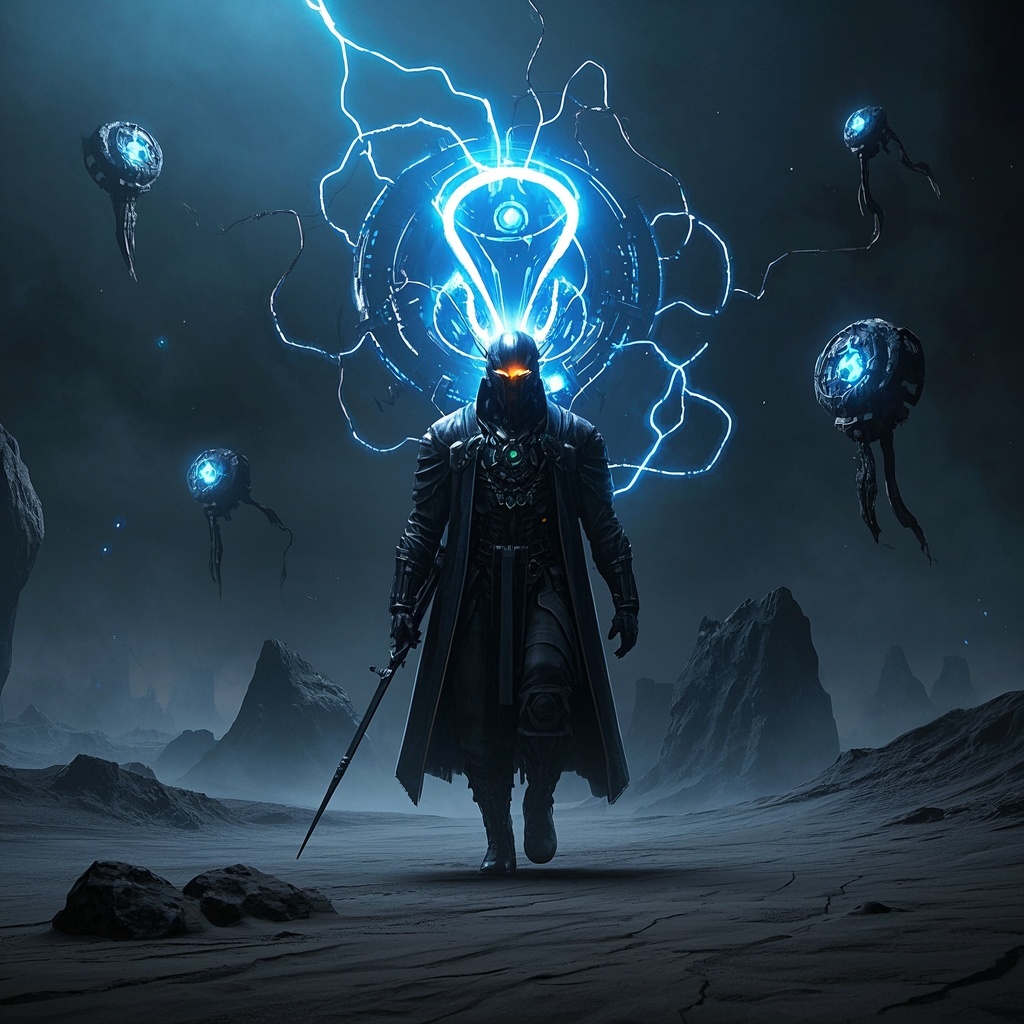 影视广告导演-分镜预视觉-神秘机甲巨神漫步异星