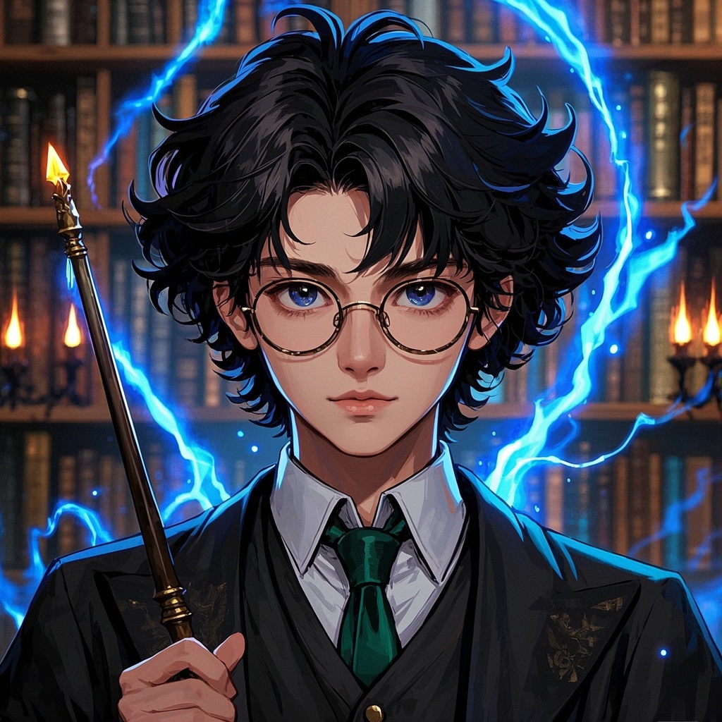魔法少年肖像艺术-连载封面主角（网络小说）