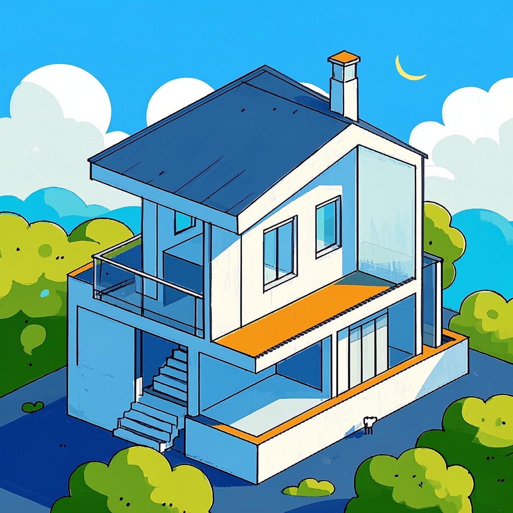 UI/UX作品集封面与空状态：统一极简线稿