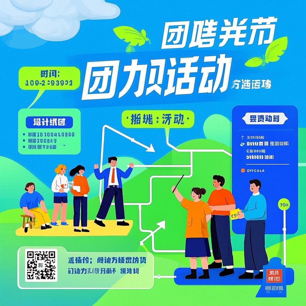团建活动宣传海报-团队负责人版