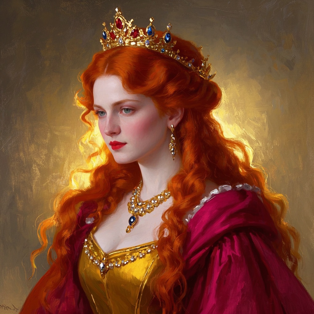 欧洲皇冠红发女郎-时尚品牌市场经理A/B主视觉