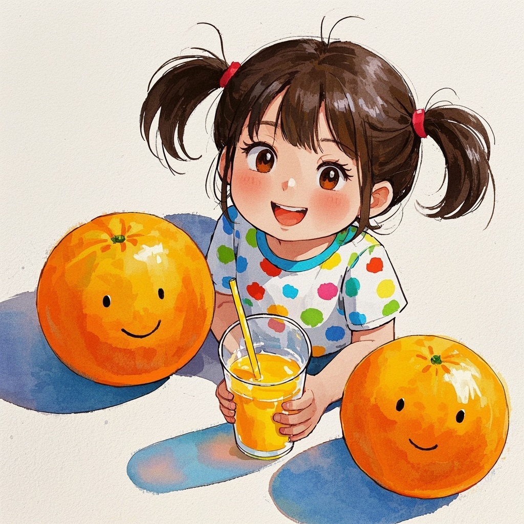 橙汁笑脸