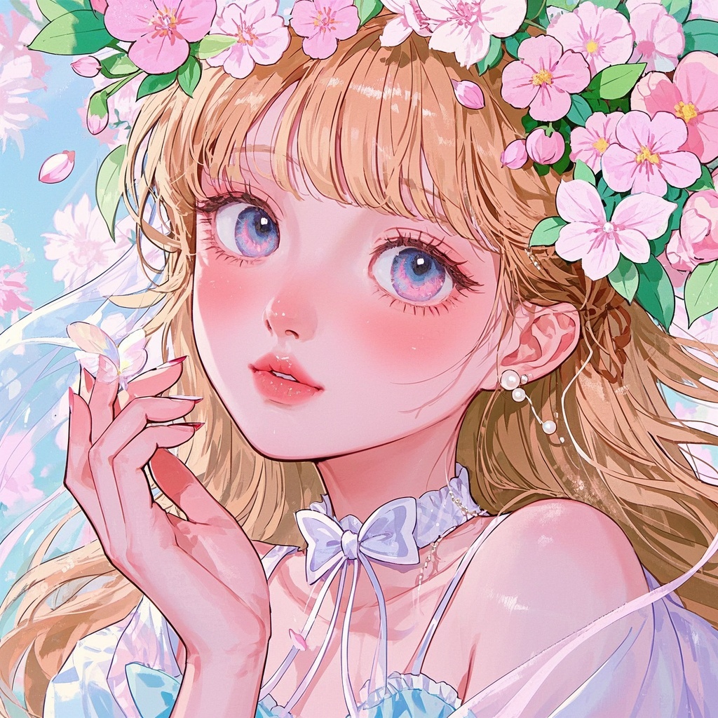 粉彩封面头像