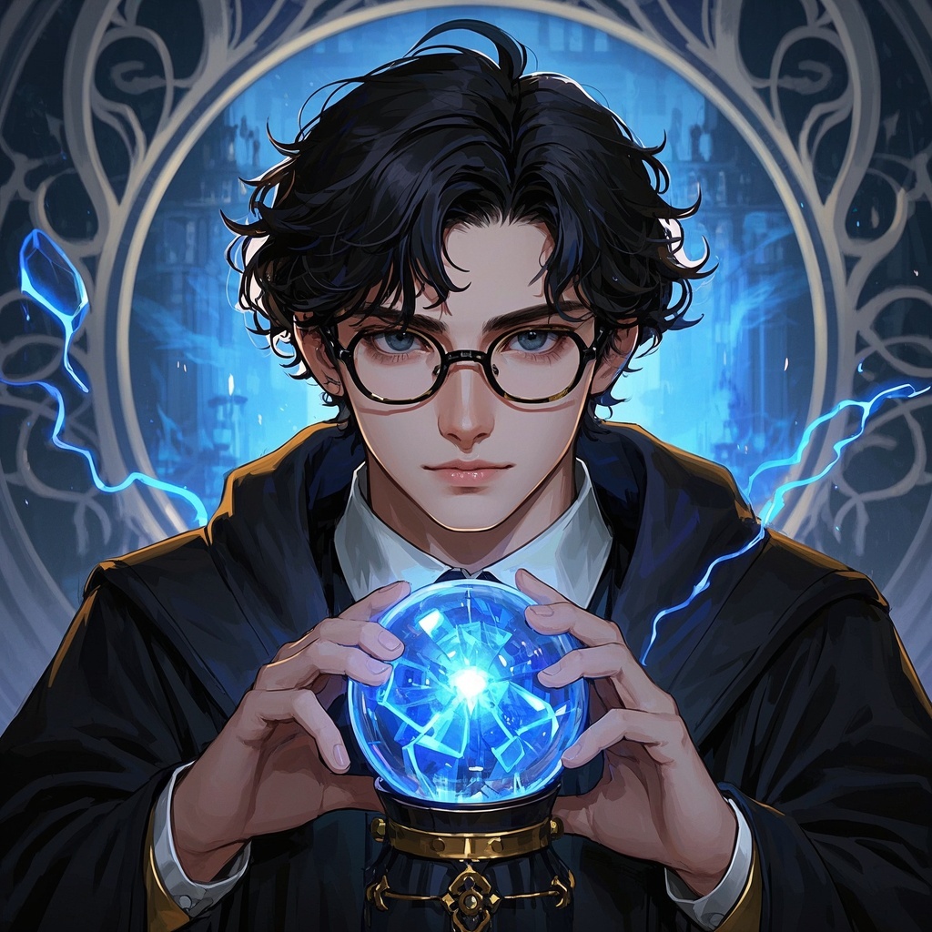 魔法少年肖像艺术-频道头像基准图（社媒）
