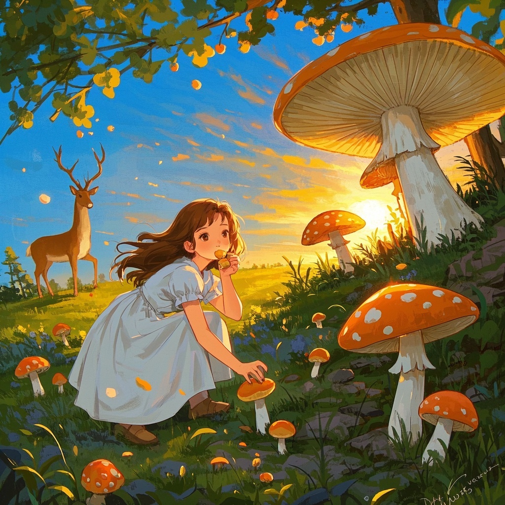 生成治愈系插画-插画师场景