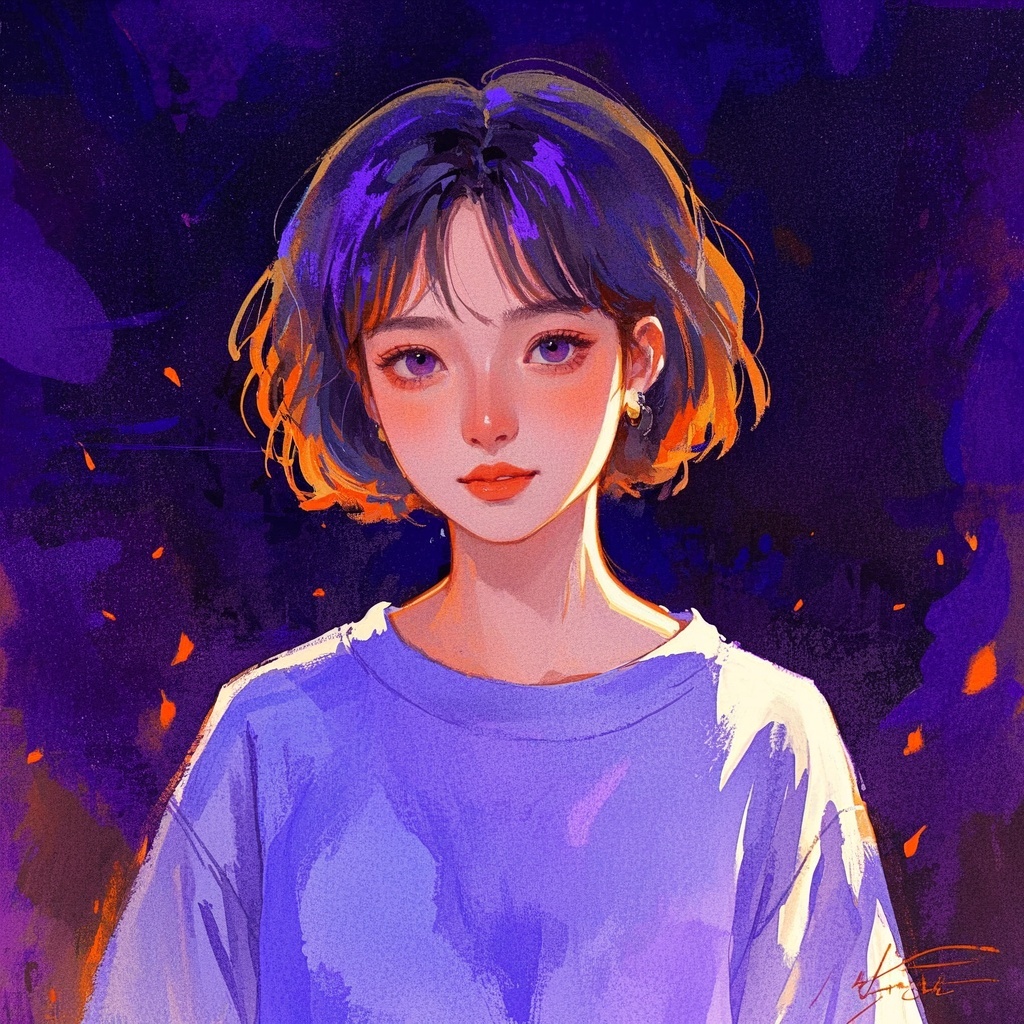 品牌营销设计师-水彩厚涂人物肖像海报主视觉