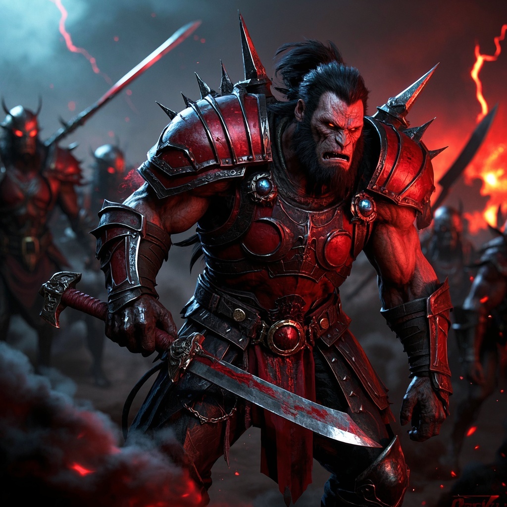 [战神暗黑史诗肖像] 概念艺术家-阵营质感探索草图