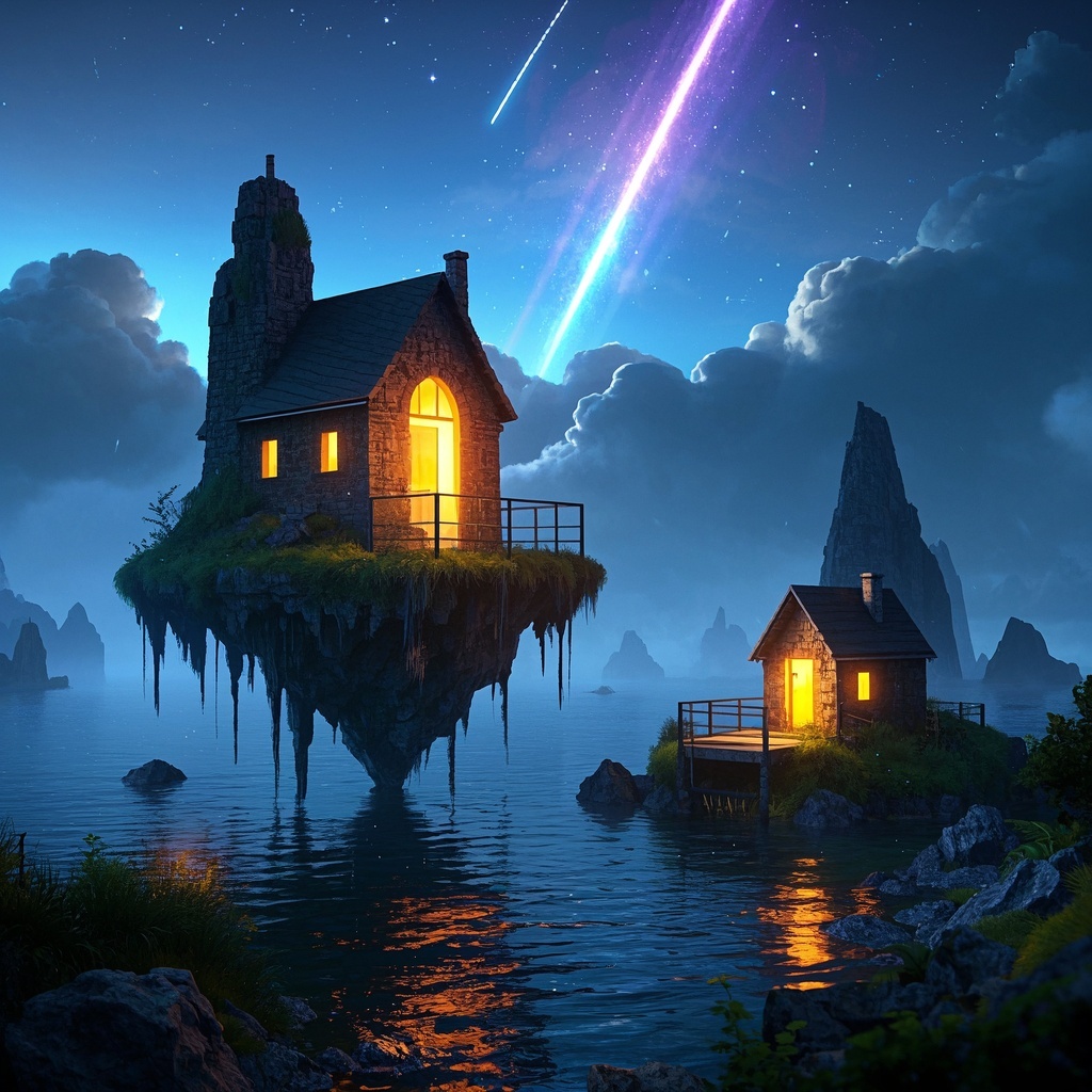 《浮岛孤居微缩梦境》-影视分镜氛围预览