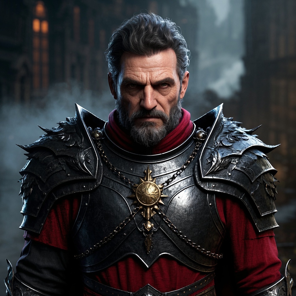 [战神暗黑史诗肖像] 游戏美术总监-统一风格战士立绘方向板