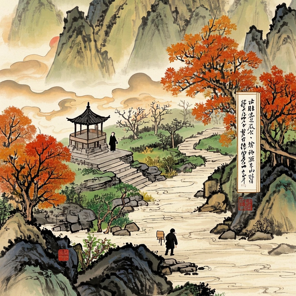 诗意场景艺术绘制-研学机构与培训讲师-行走课堂诗意场景页