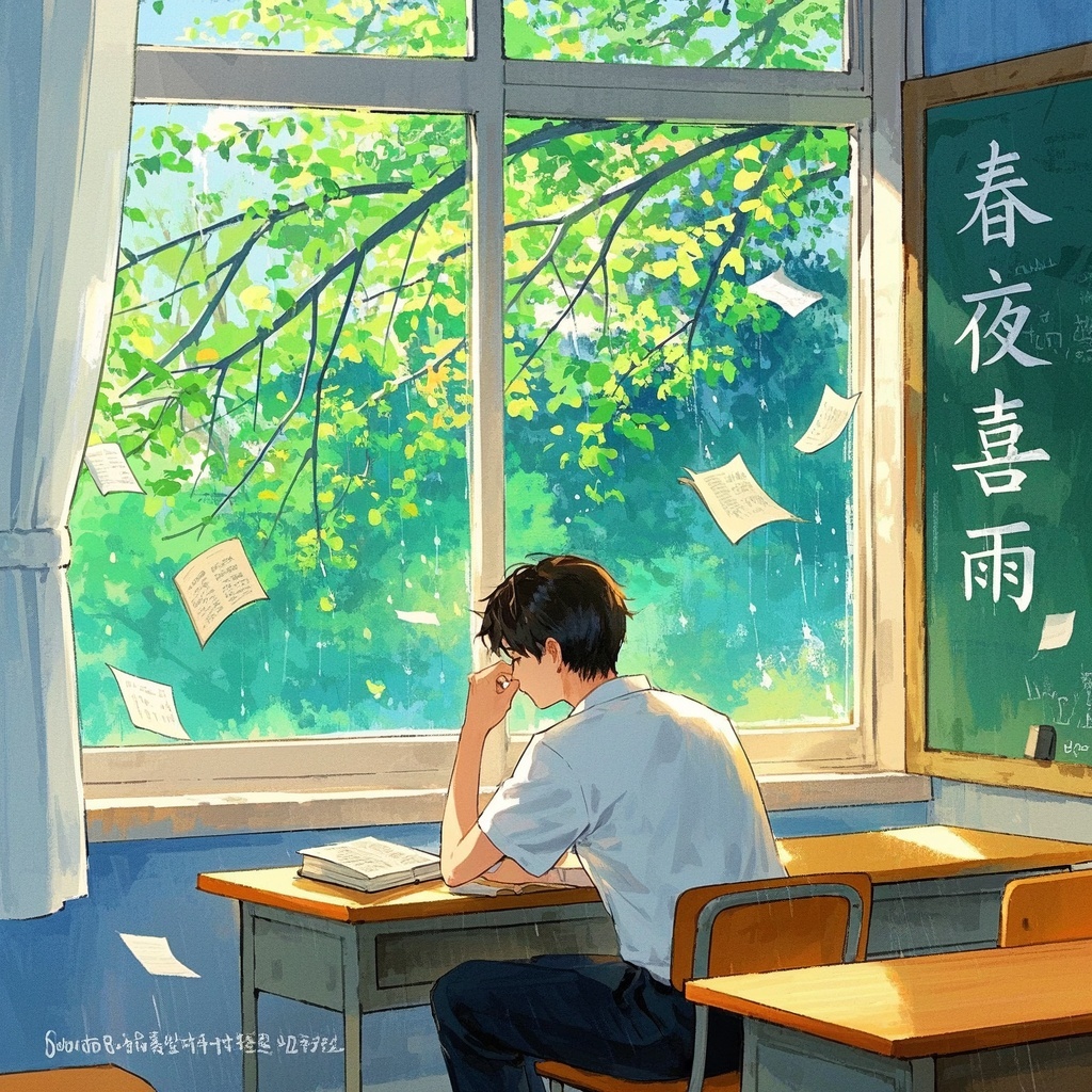 课堂插图—春光与诗意