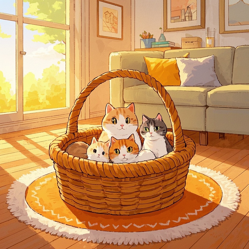 生成治愈系插画-品牌设计师场景