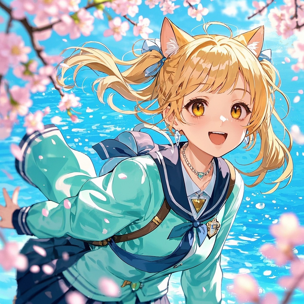 《幻彩猫娘户外风尚》-虚拟偶像运营方-系列皮肤KV