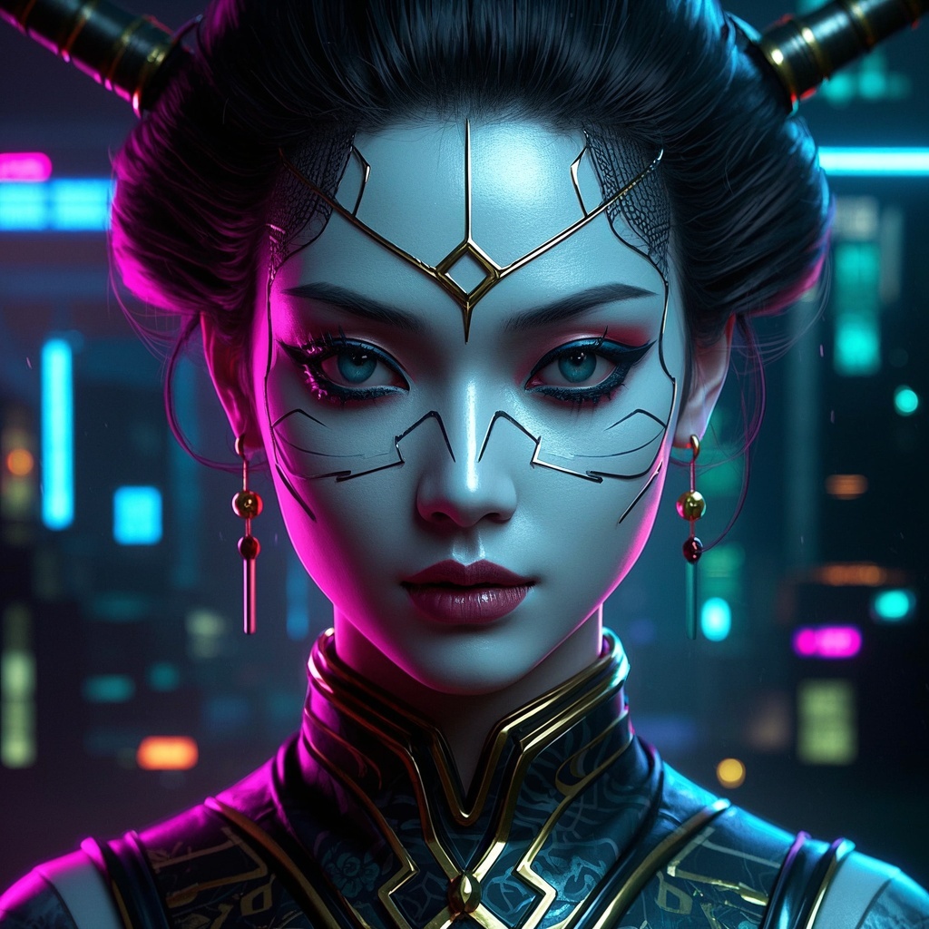 品牌与营销设计师-专注视觉震撼的艺伎海报创作