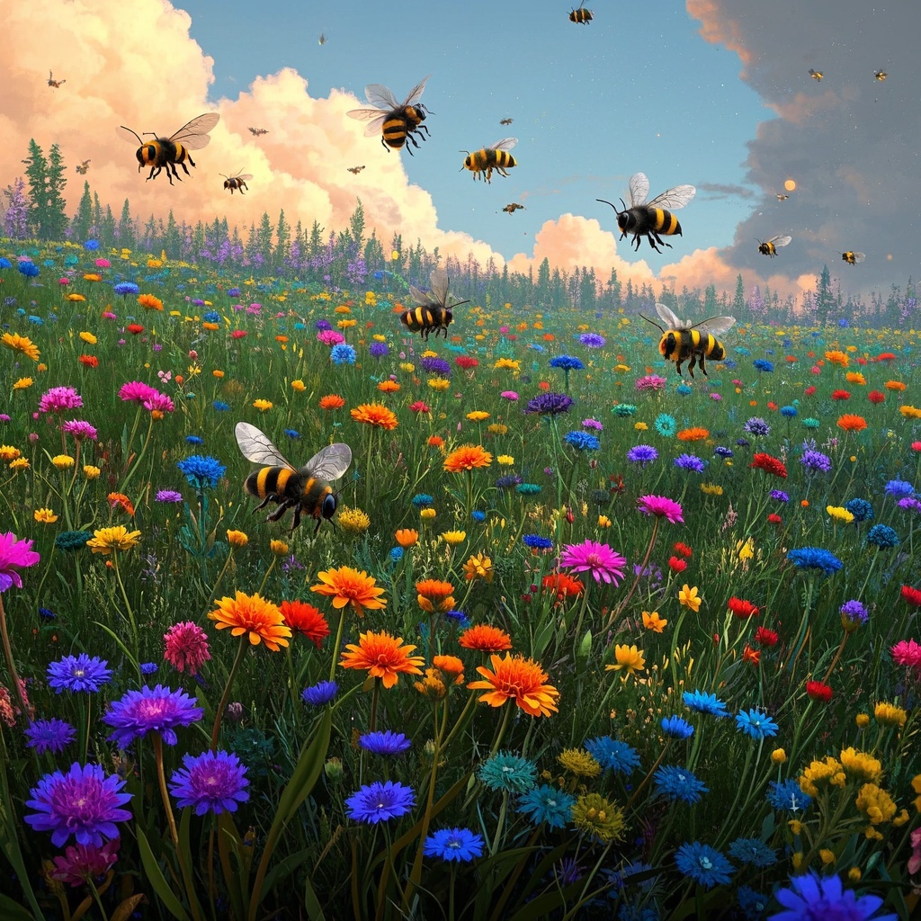 概念艺术家_灵感草图_量子奇幻生态景观