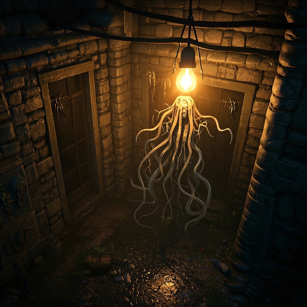 克苏鲁恐怖之夜-独立游戏开发者-关卡氛围稿